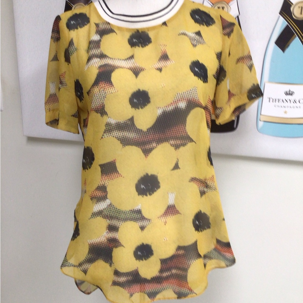 Top Shop Floral Top Size S